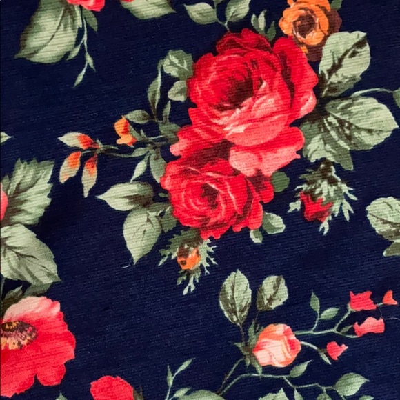 Floral and stripped tee shirt dress - Picture 3 of 3